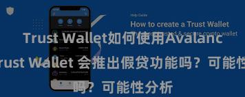 Trust Wallet如何使用Avalanche Trust Wallet 会推出假贷功能吗？可能性分析